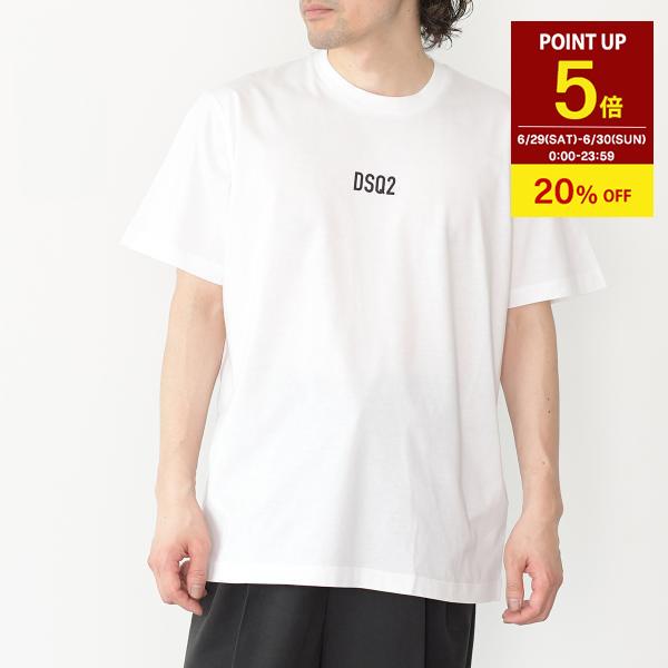 D SQUARED2 ディースクエアード Tシャツ MINI DSQ2 ロゴ コットンT 
