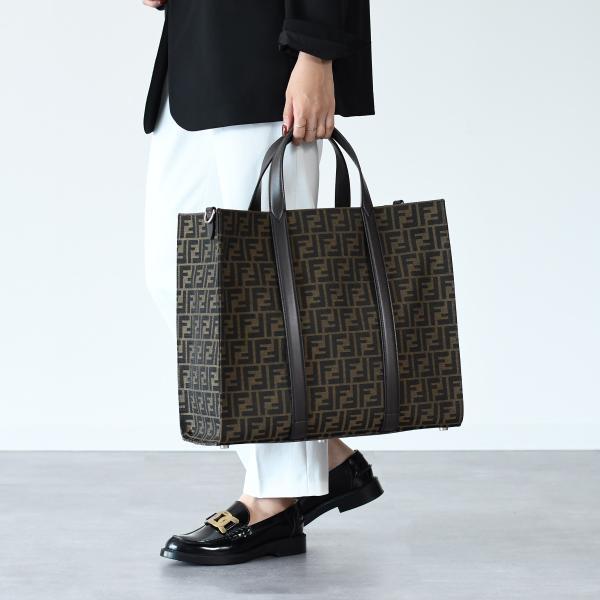 FENDI フェンディ バッグ FFジャカード トートバッグ 7VA390