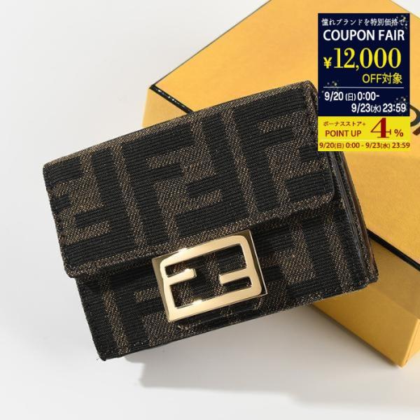 FENDI（フェンディ） 三つ折り財布 8M0395 A98P レディース ロゴ