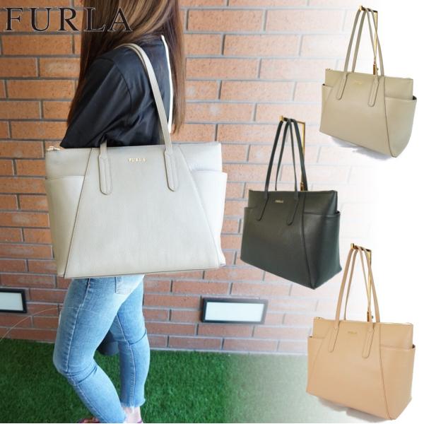 フルラ ファッション バッグ Furla Ariana グレー トートバッグ 収納 Onyx ブラック レディース Moonstone ピンクベージュ Sabbia グレー レザー レディース Furla Ariana2 セレクトショップ Felice 店