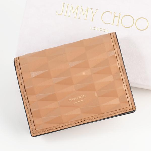 JIMMY CHOO（ジミーチュウ） 財布 HANNEエンボス 3D レザーウォレット