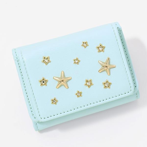 JIMMY CHOOジミーチュウ財布ミニウォレット星スタースタッズ ストーン Amazon | [Jimmy Choo] [ジミーチュウ] 財布 二つ折り HANNE スター