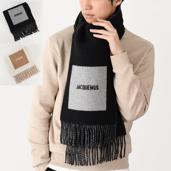 JACQUEMUS（ジャックムス） マフラー L'ECHARPE ROND CARRE ウール