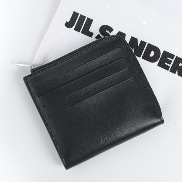 JILSANDER コインケース コンパクトウォレット カードケース ブラック JIL SANDER ジルサンダー コインケース/コンパクトウォレット