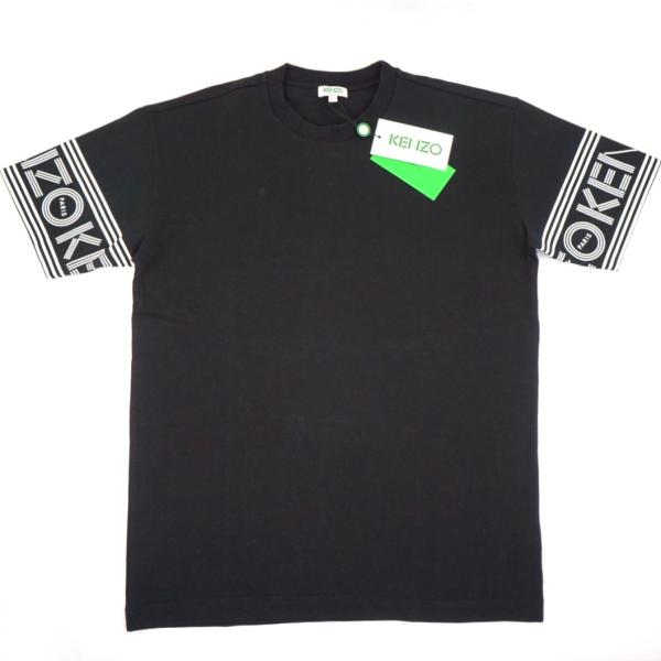 KENZO ケンゾー ロゴ Tシャツ メンズ コットン ロゴT 袖ロゴ 半袖 