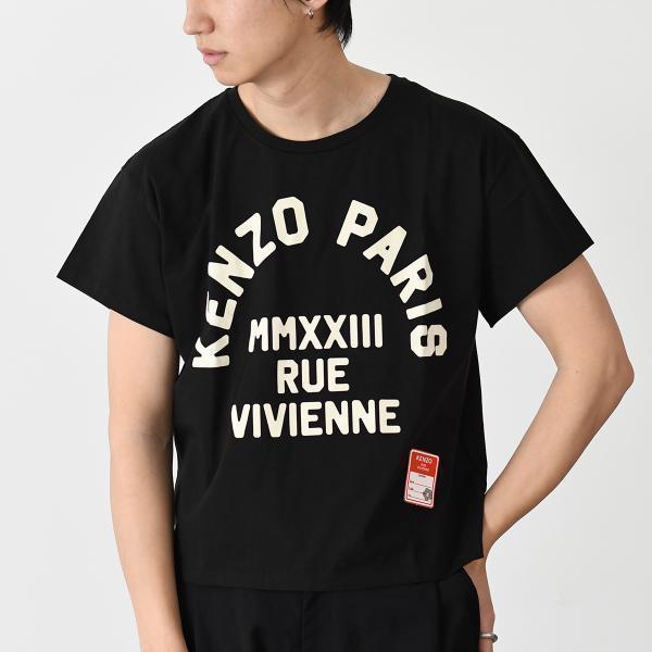 KENZO ケンゾー トップス RUE VIVIENNE Tシャツ FD55TS4594SC KENZO ケンゾー トップス RUE VIVIENNE Tシャツ FD55TS4594SC