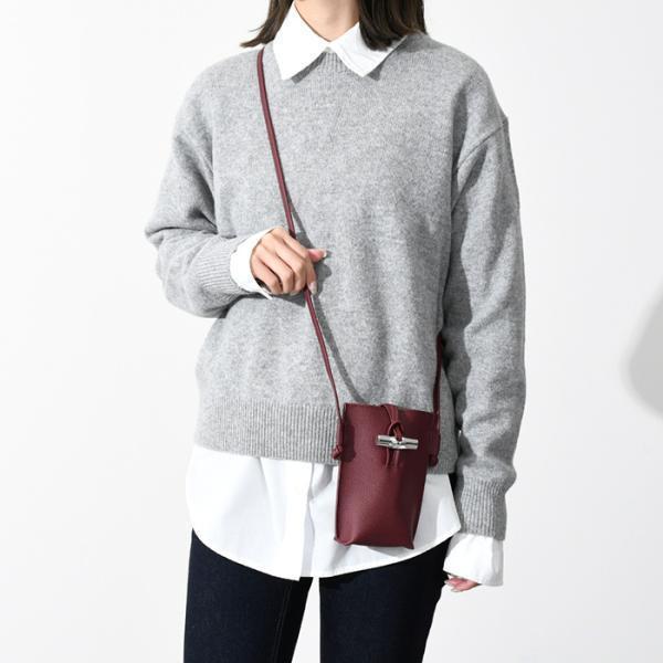LONGCHAMP（ロンシャン） スマホケース ショルダーバッグ ROSEAU 