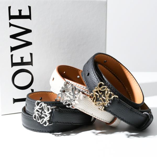 LOEWE ロエベ ベルト アナグラム レザーベルト E619Z15X03