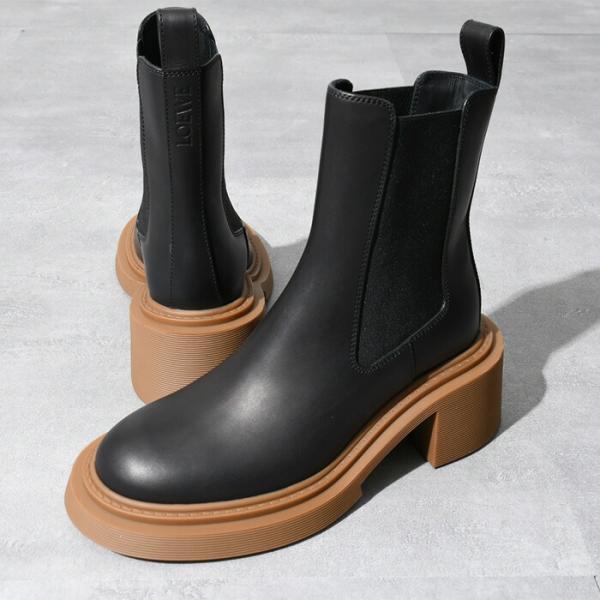 多様な 新品 ロエベ チェルシーブーツ ブラック LOEWE ブーツ