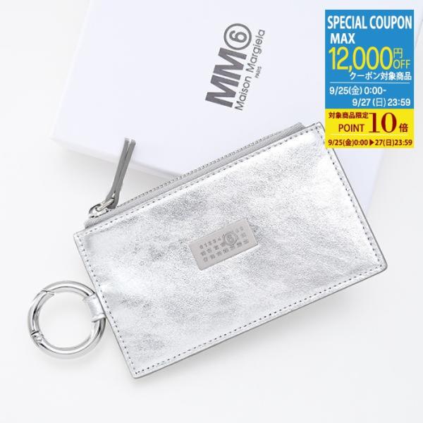 MM6 MAISON MARGIELA エムエムシックス メゾン マルジェラ カードケース 「ニューメリック」レザー キーリングポーチ SA6UI0031 P8874