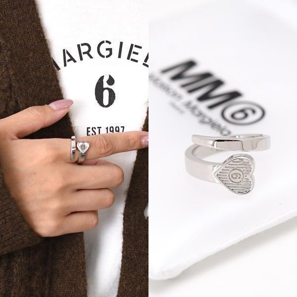 MM6 MAISON MARGIELA エムエムシックス メゾン マルジェラ リング 指輪 アクセサリー Arrow Heart アローハート SM7UQ0120 P9160 オープンリング レディース