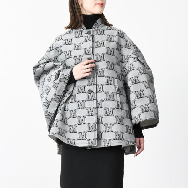 Max Mara マックスマーラ アウター ジャガードコットンケープ Max Mara マックスマーラ アウター ジャガードコットンケープ