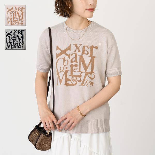 Tシャツ・カットソー S Max Mara FELICIA Knit Navy 2519361021600018 25193610216000 S MAXMARA Max Mara マックスマーラー ニットトップス FELICIA