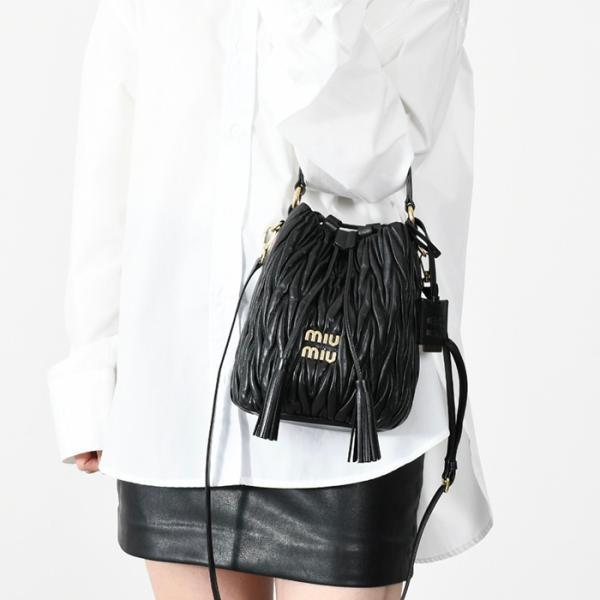 MIU MIU ミュウミュウ バッグ ショルダーバッグ マテラッセ バケット  