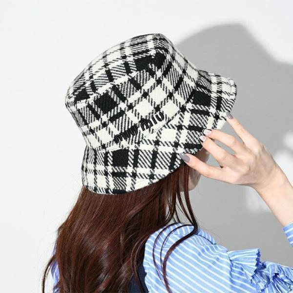 割引クーポン配布中!! ミュウ ミュウ miu miu ニット バケット ハット