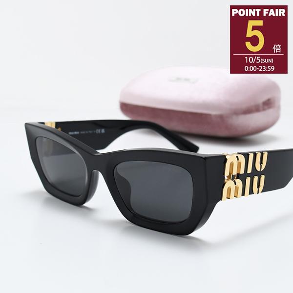 極美品 miu miu グリンプス サングラス 箱付き メタルロゴ MIU MIU】ロゴ グリンプス サングラス 関税送料込み (MiuMiu