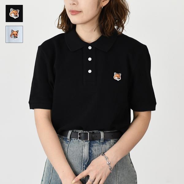 MAISON KITSUNE メゾンキツネ トップス フォックスヘッド パッチ MAISON KITSUNE メゾンキツネ トップス フォックスヘッド パッチ