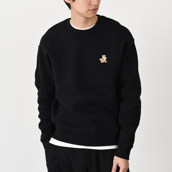 MAISON KITSUNE メゾンキツネ　ブラック トレーナー トップス M MAISON KITSUNE（メゾン キツネ） トレーナー MM00315KM0341 メンズ