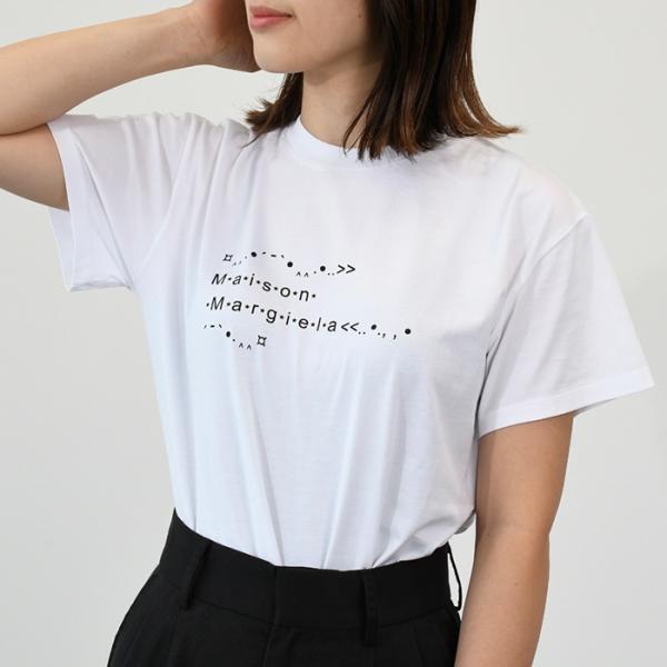MAISON MARGIELA メゾン マルジェラ Tシャツ ロゴプリント コットンT