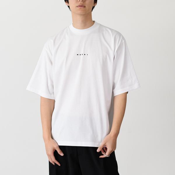 MARNI マルニ ロゴ Tシャツ ロゴT CHEST MINI コットンTシャツ