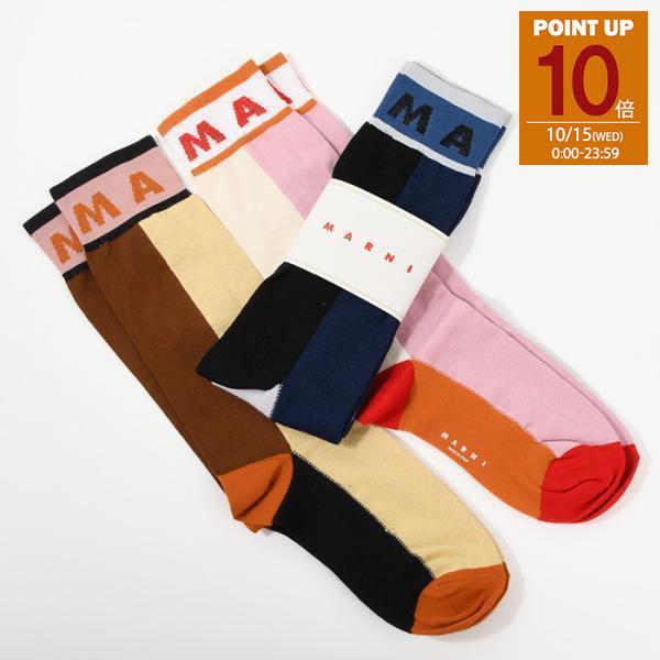 MARNI マルニ ソックス 靴下 SKMC0185Q0UFC159 カラーブロック