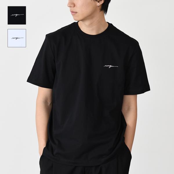 【新品】 MSGM 刺繍ロゴTシャツ メンズ Mサイズ MSGM（エムエスジーエム） Tシャツ トップス 3640MM141 刺繍ロゴT