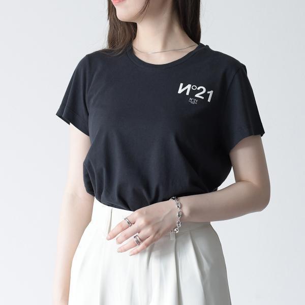 N21 ヌメロ ヴェントゥーノ numero ventuno ロゴプリントTシャツ 