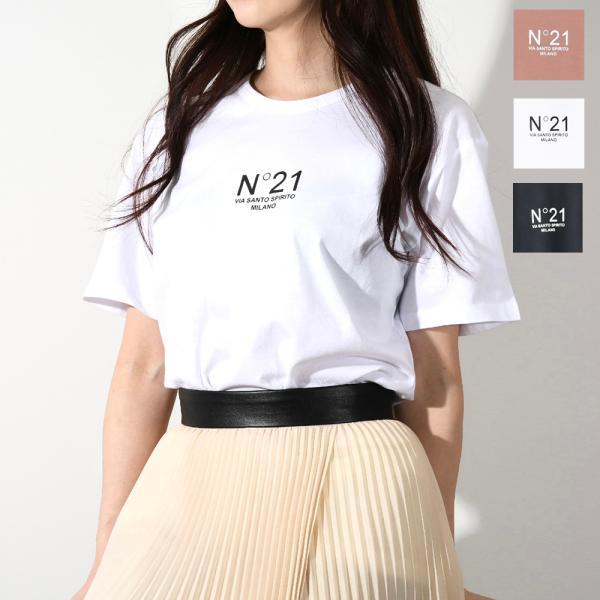 N21 ヌメロ ヴェントゥーノ Tシャツ ロゴ レディース F051 6322