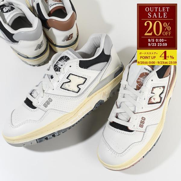 【アウトレット20％OFF】NEW BALANCE ニューバランス スニーカー シューズ BB550 VINTAGE レディース ユニセックス グレー ブラウン レザー