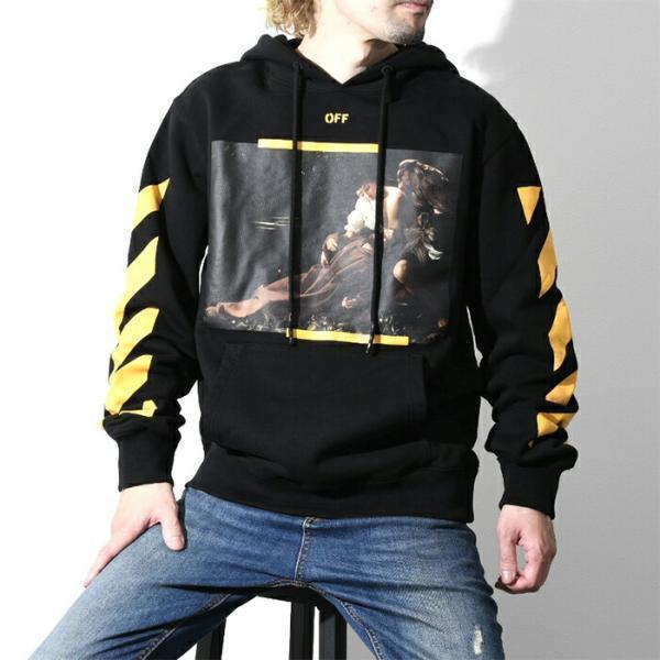 OFF WHITE オフホワイト パーカー スウェット CRAVAGGIO フーディー