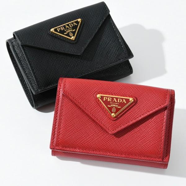 PRADA プラダ 財布 ミニ財布 コンパクト財布 1MH021 QHH レディース 