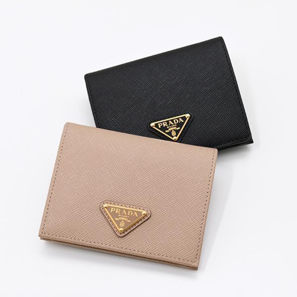 PRADA（プラダ） 財布 折り財布 サフィアーノ Saffiano トライアングル