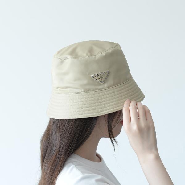 PRADA プラダ バケットハット Re Nylon 帽子 ハット 三角ロゴ レディース 2HC137 2DMI トライアングル ブラック ブルー  ナイロン ユニセックス 人気 ギフト