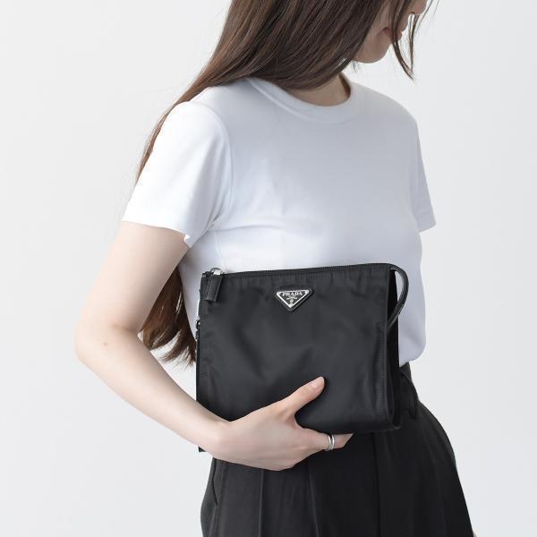 PRADA プラダ バッグ BAG マルチポーチ Re-Nylon xサフィアーノ PRADA プラダ バッグ BAG マルチポーチ Re-Nylon xサフィアーノ