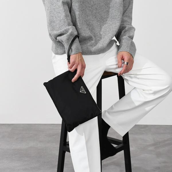 PRADA プラダ バッグ BAG マルチポーチ Re-Nylon xサフィアーノ PRADA プラダ バッグ BAG マルチポーチ Re-Nylon xサフィアーノ