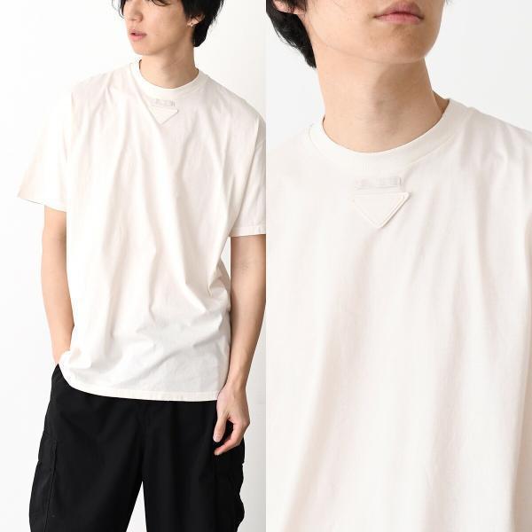 PRADA（プラダ） Tシャツ ジャージー Tシャツ 3558A 12ZB メンズ