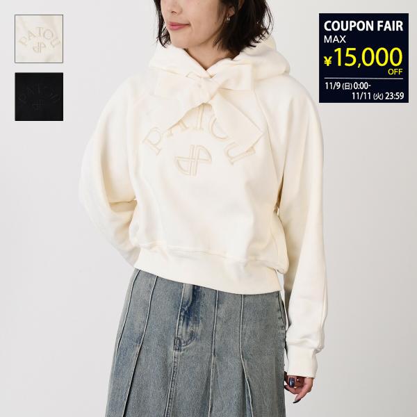 PATOU パーカー Patou ジップアップ パーカー | ブラック | FARFETCH JP