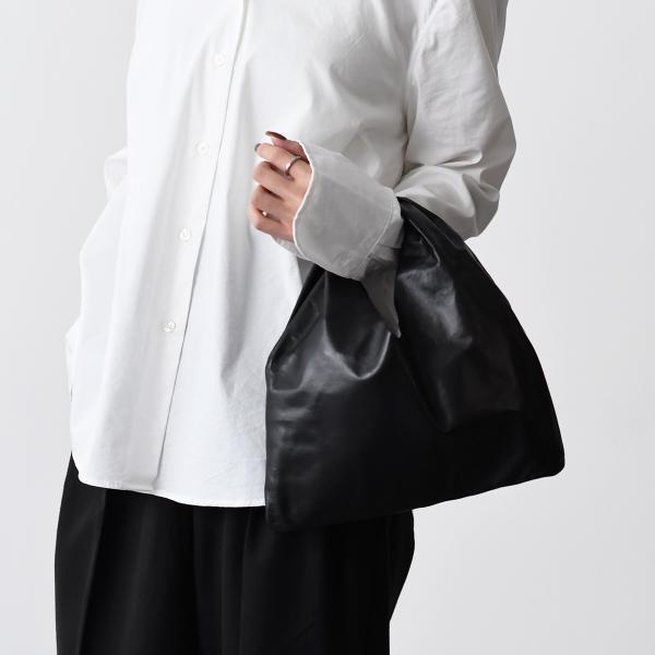 ザロウ　Small Bindle Small Bindle Bag Brown in Suede – The Row