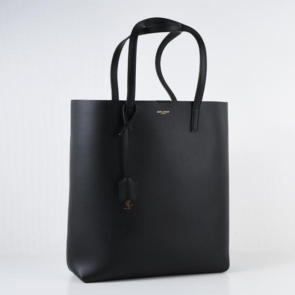 美品✨サンローラン ショッピングトートバッグ ブラック レザー A4収納可 SAINT LAURENT PARIS サン ローラン パリ YSL イブサンローラン