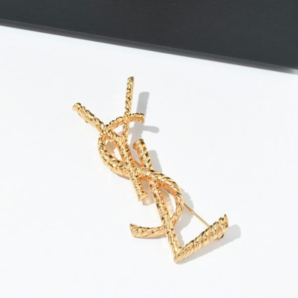 SAINT LAURENT サンローラン YSL ブローチ アクセサリー 652410 SAINT LAURENT サンローラン YSL ブローチ アクセサリー 652410