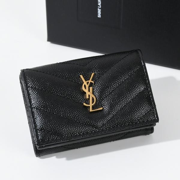 SAINT LAURENT サン ローラン 財布 WALLET オリガミタイニー 668274BOWA1 レディース 女性 黒 ブラック シンプル  ミニ財布 ギフト