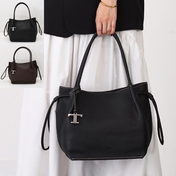 TOD'S トッズ ハンドバッグ レザー バケット バッグ ミディアム