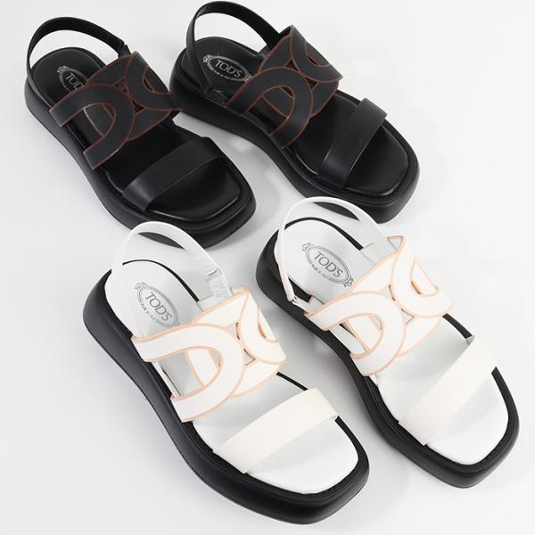 TOD'S トッズ サンダル TOD'S トッズ サンダル カットアウトロゴサンダル