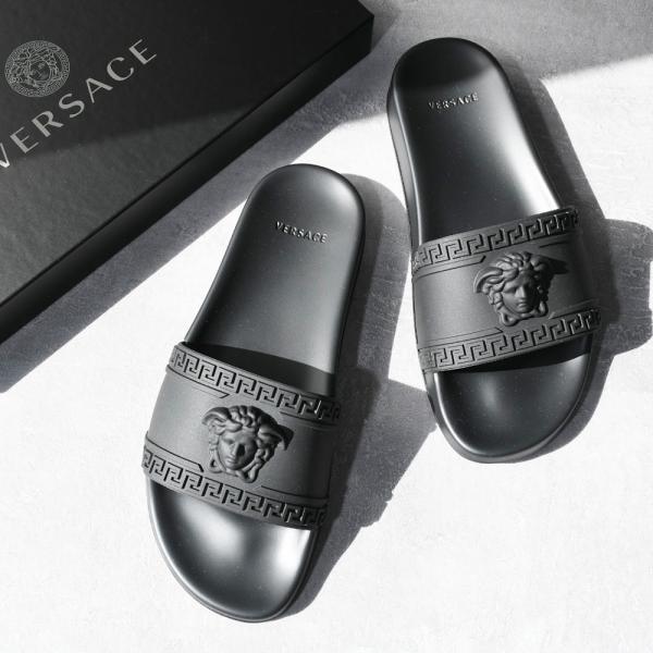 VERSACE ヴェルサーチェ サンダル パラッツォ プールスライドサンダル