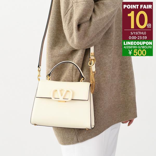 VALENTINO ヴァレンティノ VスリングカーフスキンスモールBAG VALENTINO ヴァレンティノ VスリングカーフスキンスモールBAG