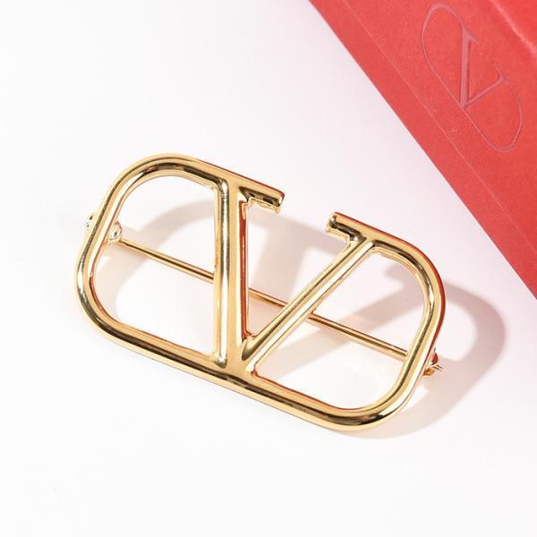 VALENTINO ヴァレンティノ ブローチ アクセサリー Vロゴ VALENTINO ヴァレンティノ ブローチ アクセサリー Vロゴ