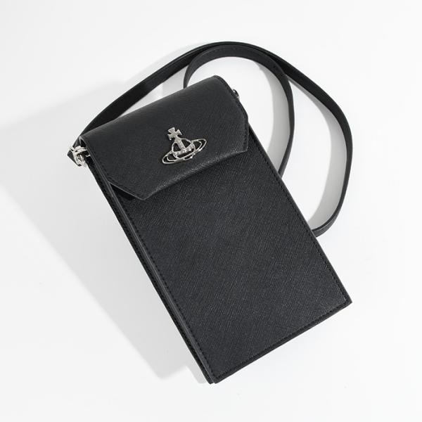 Vivienne Westwood スマホショルダーバッグ 日本限定】EXECUTIVE スマホショルダー(ブラック)（レディース