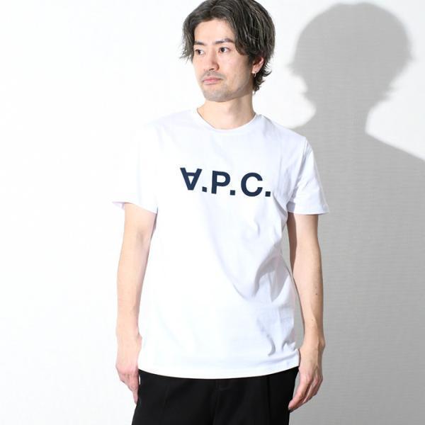 アーペーセー Tシャツ メンズ ロゴ 半袖 白 a.p.c COBQX H26586 アーペーセー A.P.C. アパレル トップス 半袖 Tシャツ H26586