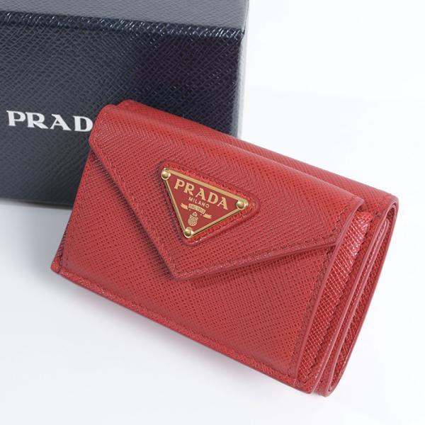 PRADA（プラダ） 【訳あり】PRADA 財布 ミニ財布 コンパクト財布