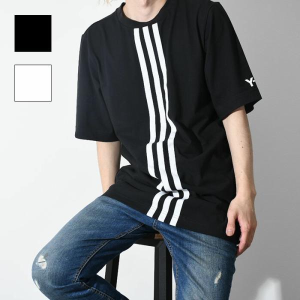 新品 M y-3 2780 センターストライプ Tシャツ 22ss